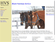 Tablet Screenshot of hearnveterinary.com